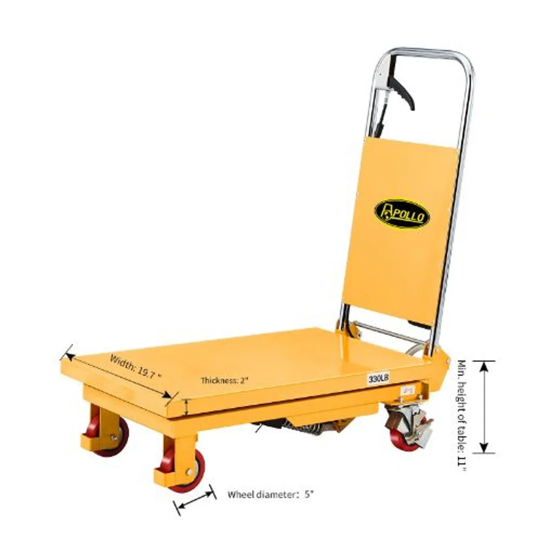 Apollolift Scissor Lift Table 1100 lbs. 35.4" lift, A2002 - Image 4