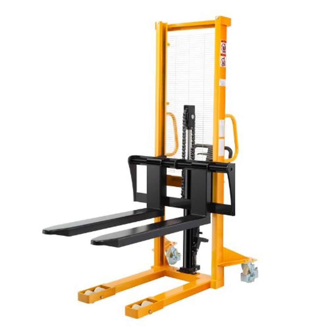Apollolift Manual Straddle Stacker 2200lbs Cap. 63" Lift, A3003