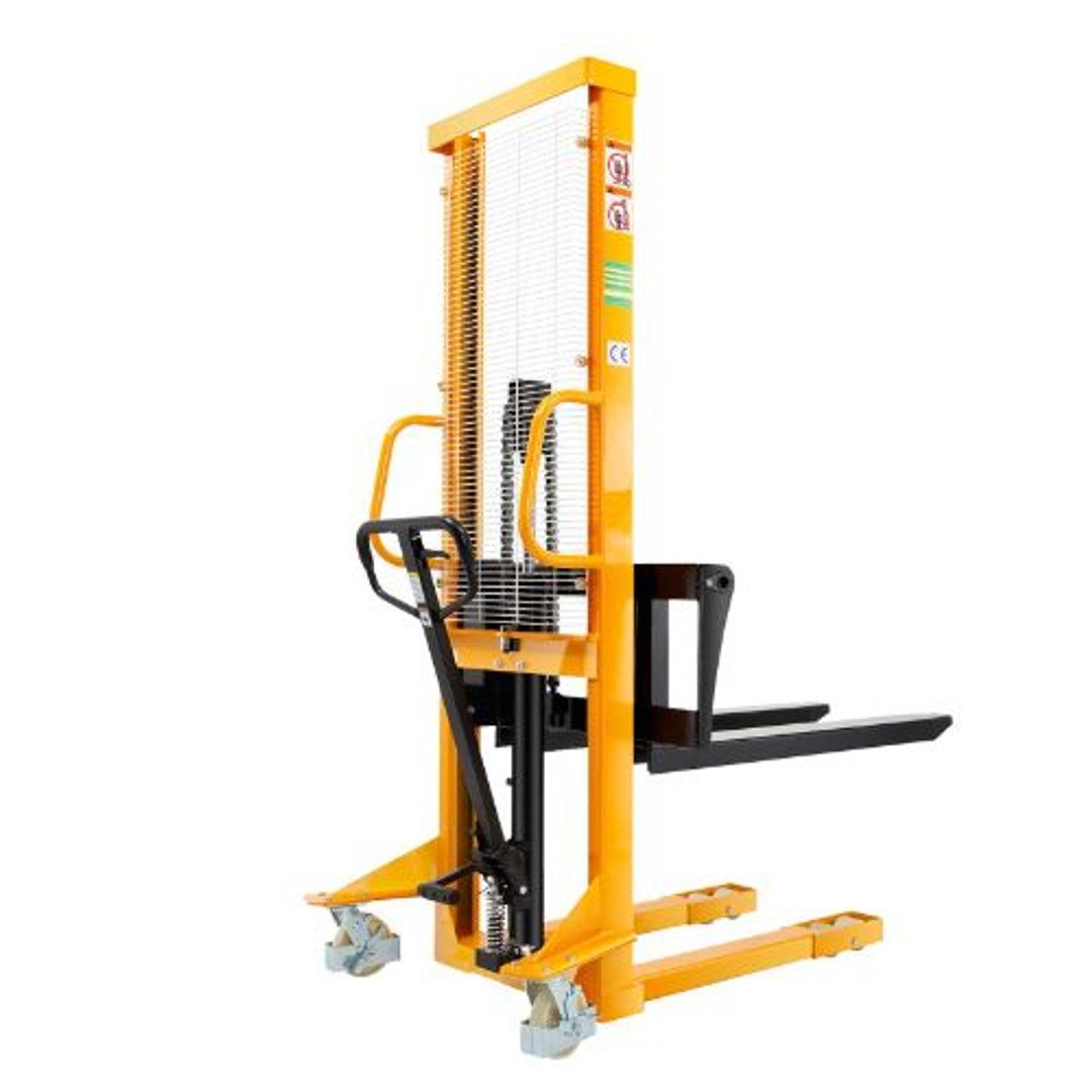 Apollolift Manual Straddle Stacker 2200lbs Cap. 63" Lift, A3003 - Image 3