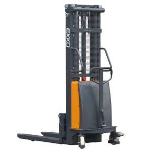 EKKO Semi-Electric Fork-Over Stacker 3300lbs. Cap., 119.3" Lift, EA15C