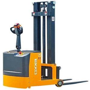EKKO EK07S Counterbalance Walkie Stacker, 1550 lb Cap., 118" Lift, EK07S
