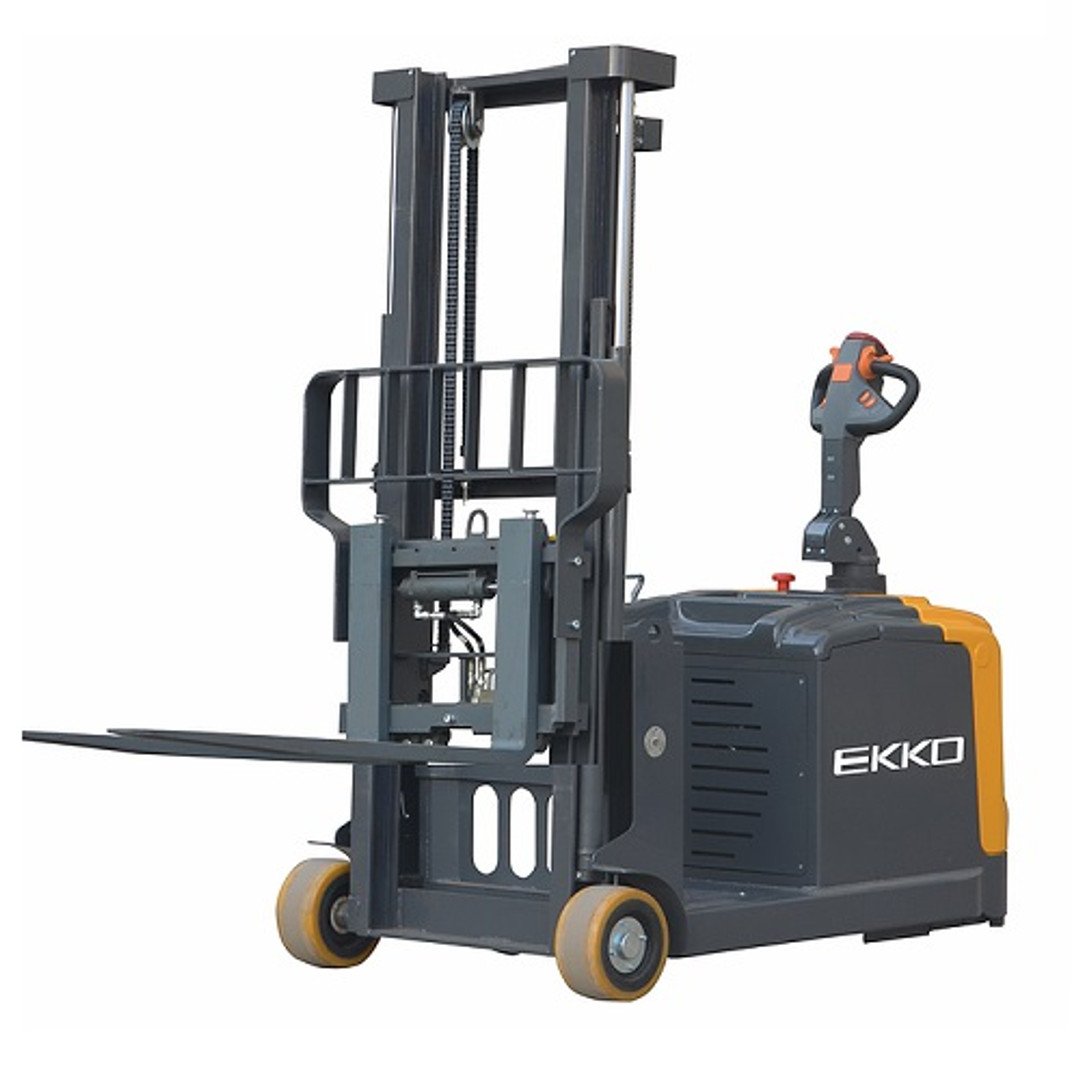 EKKO EK14S-130 Counterbalanced Side-Shift Stacker 3300 lb Cap. - Image 3