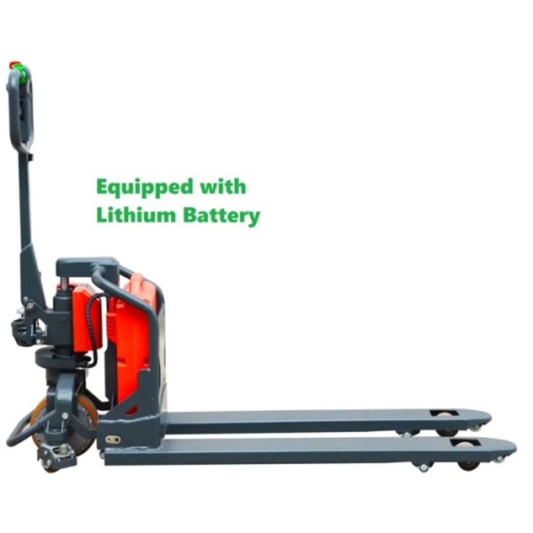Noblelift Lithium Semi-Electric Pallet Jack 3300 lbs Cap., SPTE33Li-2145