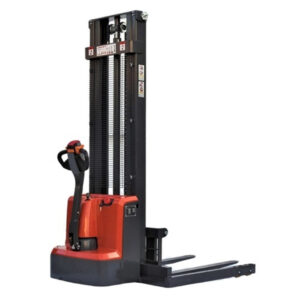 Majorlift Full Electric Straddle Stacker, 2,645 lbs Cap, 138” Lift, MS26-138