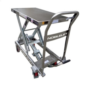 Noblelift Manual Stainless Steel Scissor Table, 1100 lbs Capacity, TF110S